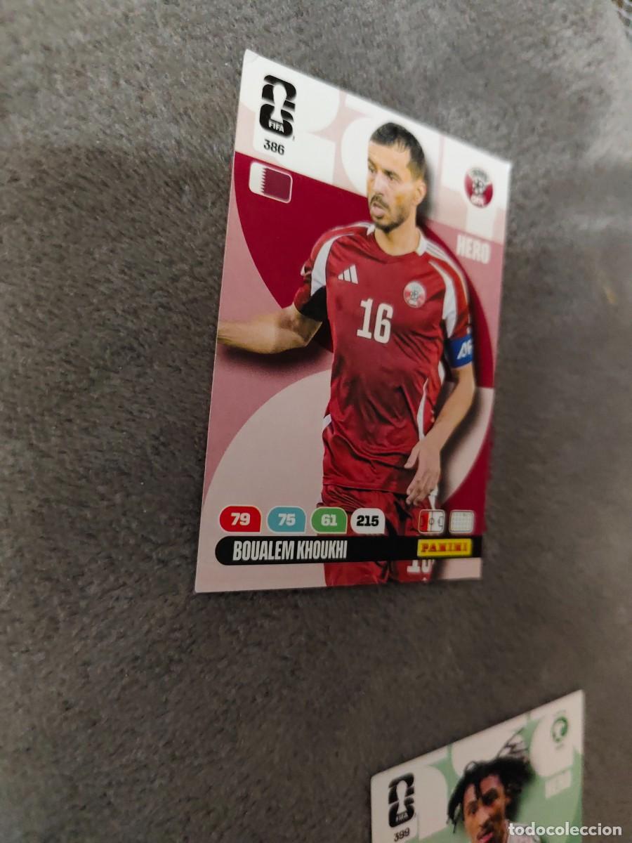 Cromos de F&uacute;tbol: 386 WORLD CUP 2026 BOUALEM KHOUKHI QATAR HERO ADRENALYN MUNDIAL PANINI 26