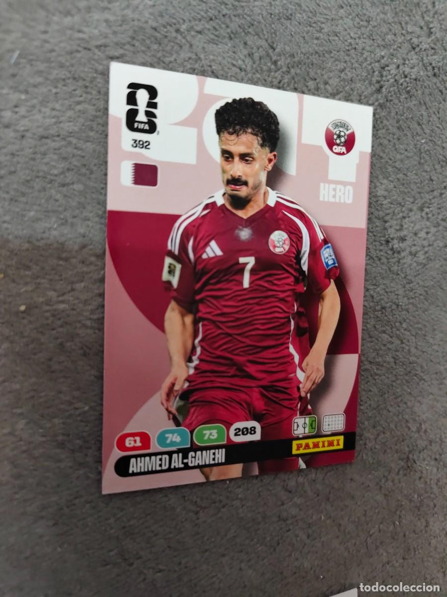 Cromos de F&uacute;tbol: 392 WORLD CUP 2026 AHMED AL-GANEHI QATAR HERO ADRENALYN MUNDIAL PANINI 26