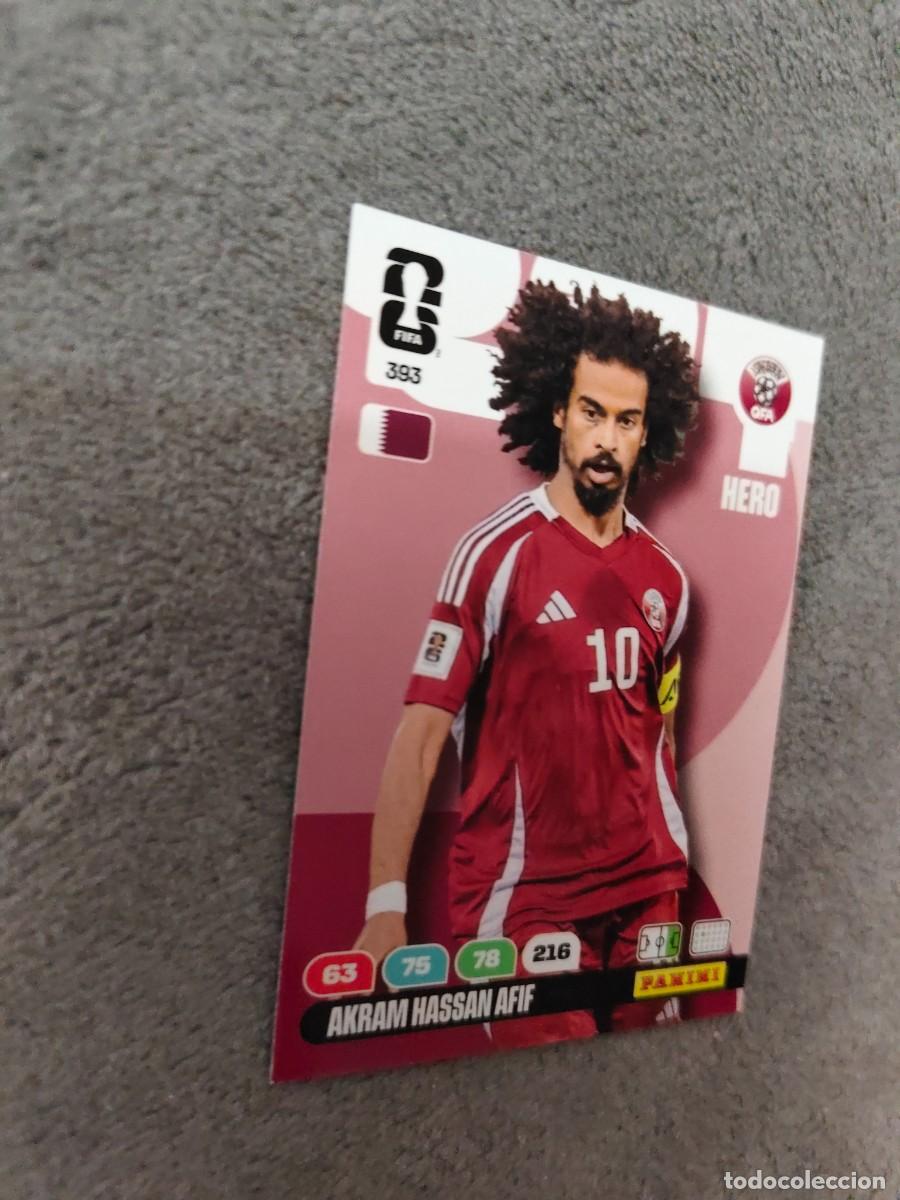 Cromos de F&uacute;tbol: 393 WORLD CUP 2026 AKRAM HASSAN AFIF QATAR HERO ADRENALYN MUNDIAL PANINI 26