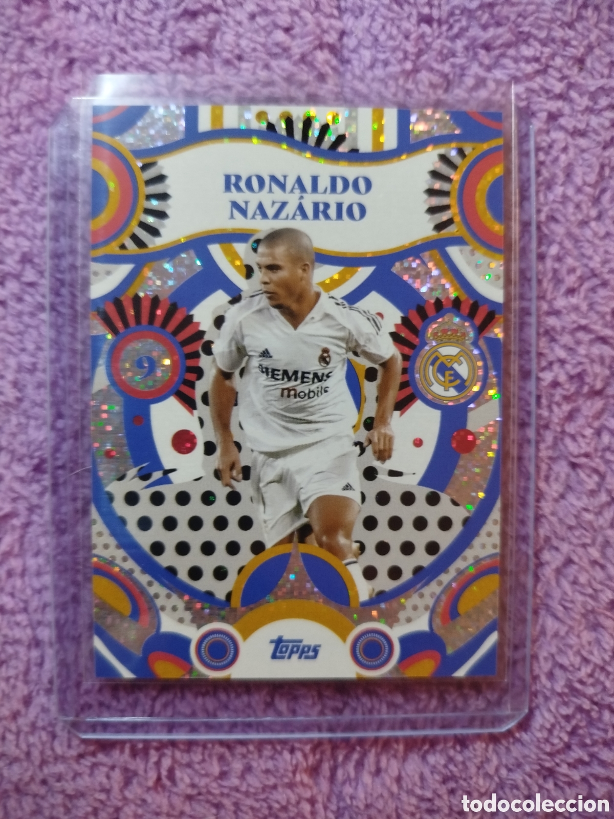 Cromos de F&uacute;tbol: Cromo de futbol. Ronaldo Nazario