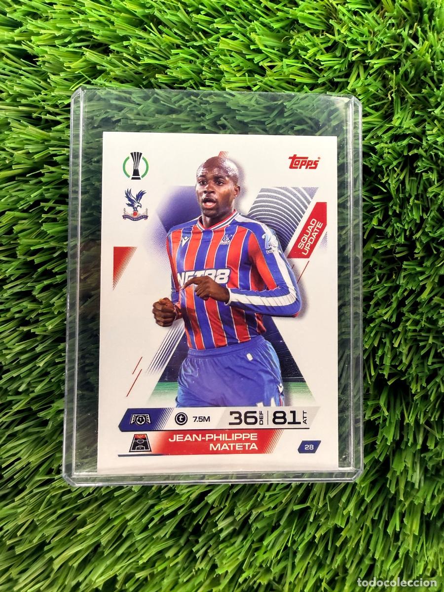 Cromos de F&uacute;tbol: N&ordm; 28 Jean-Philippe Mateta Squad Update Crystal Palace Match Attax Extra 25 26