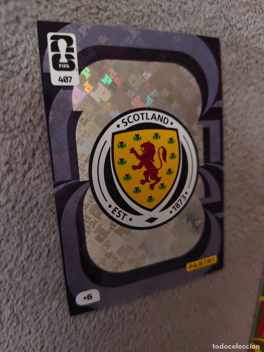 Cromos de F&uacute;tbol: 407 WORLD CUP 2026 TEAM CREST ESCOCIA ESCUDO ADRENALYN MUNDIAL PANINI 26