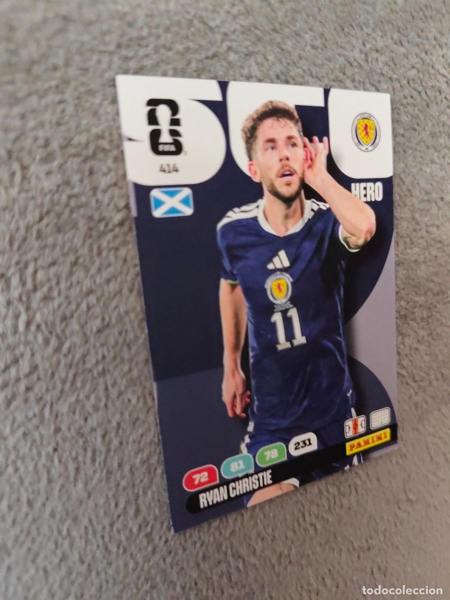 Cromos de F&uacute;tbol: 414 WORLD CUP 2026 RYAN CHRISTIE ESCOCIA HERO ADRENALYN MUNDIAL PANINI 26