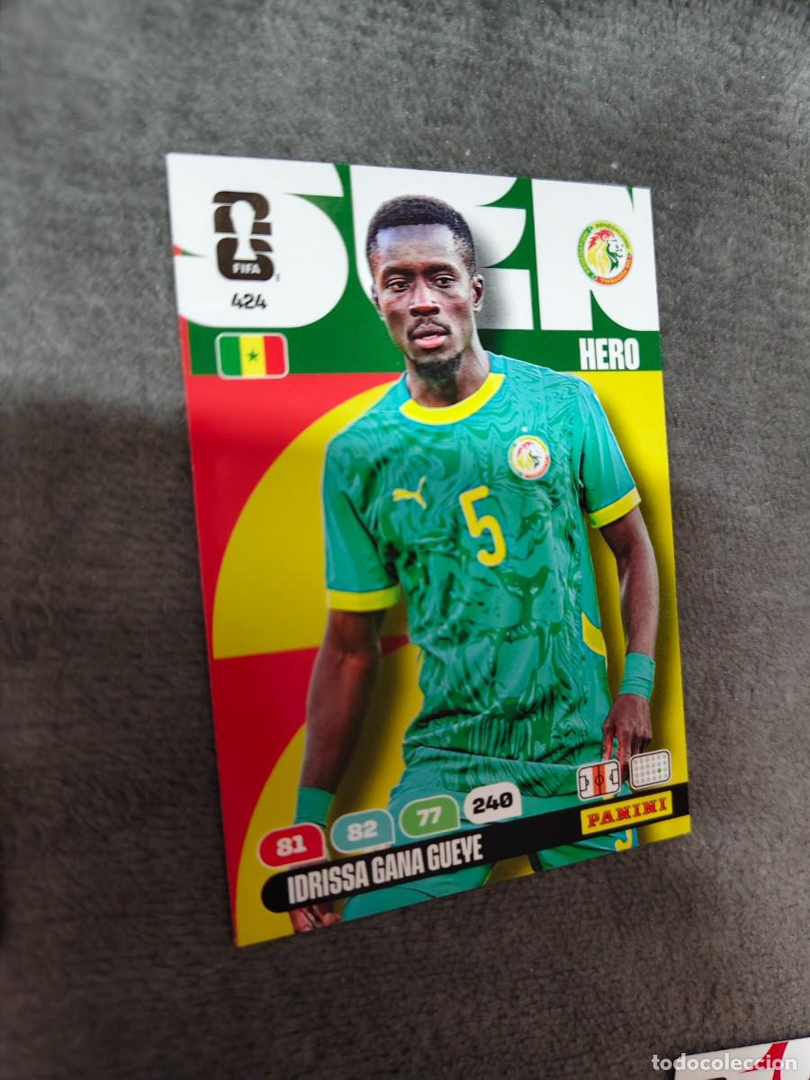 Cromos de F&uacute;tbol: 424 WORLD CUP 2026 IDRISSA GANA GUEYE SENEGAL HERO ADRENALYN MUNDIAL PANINI 26