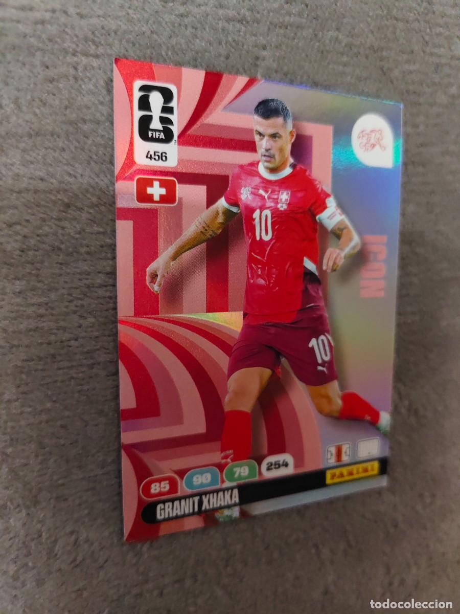 Cromos de F&uacute;tbol: 456 WORLD CUP 2026 GRANIT XHAKA SUIZA ICON ADRENALYN MUNDIAL PANINI 26