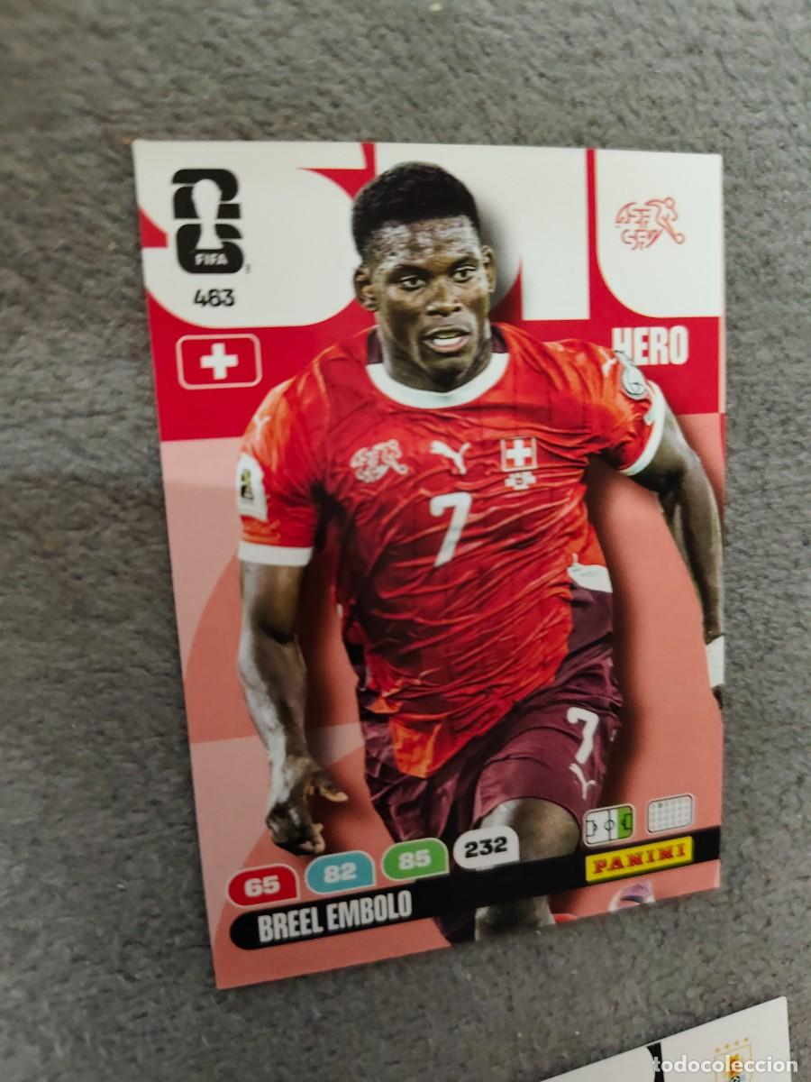 Cromos de F&uacute;tbol: 463 WORLD CUP 2026 BREEL EMBOLO SUIZA HERO ADRENALYN MUNDIAL PANINI 26