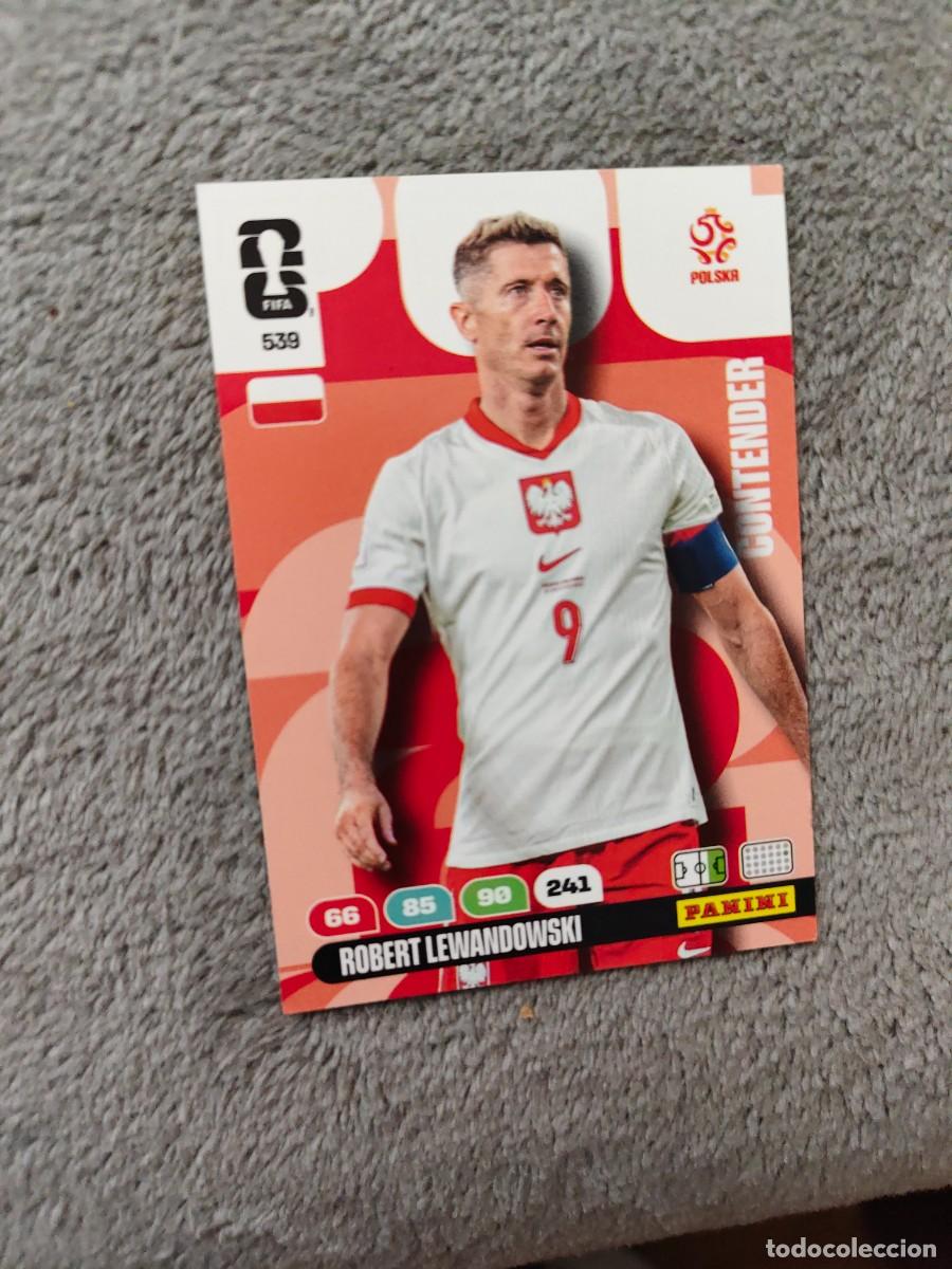 Cromos de F&uacute;tbol: 539 WORLD CUP 2026 ROBERT LEWANDOWSKI POLONIA CONTENDER ADRENALYN MUNDIAL PANINI 26