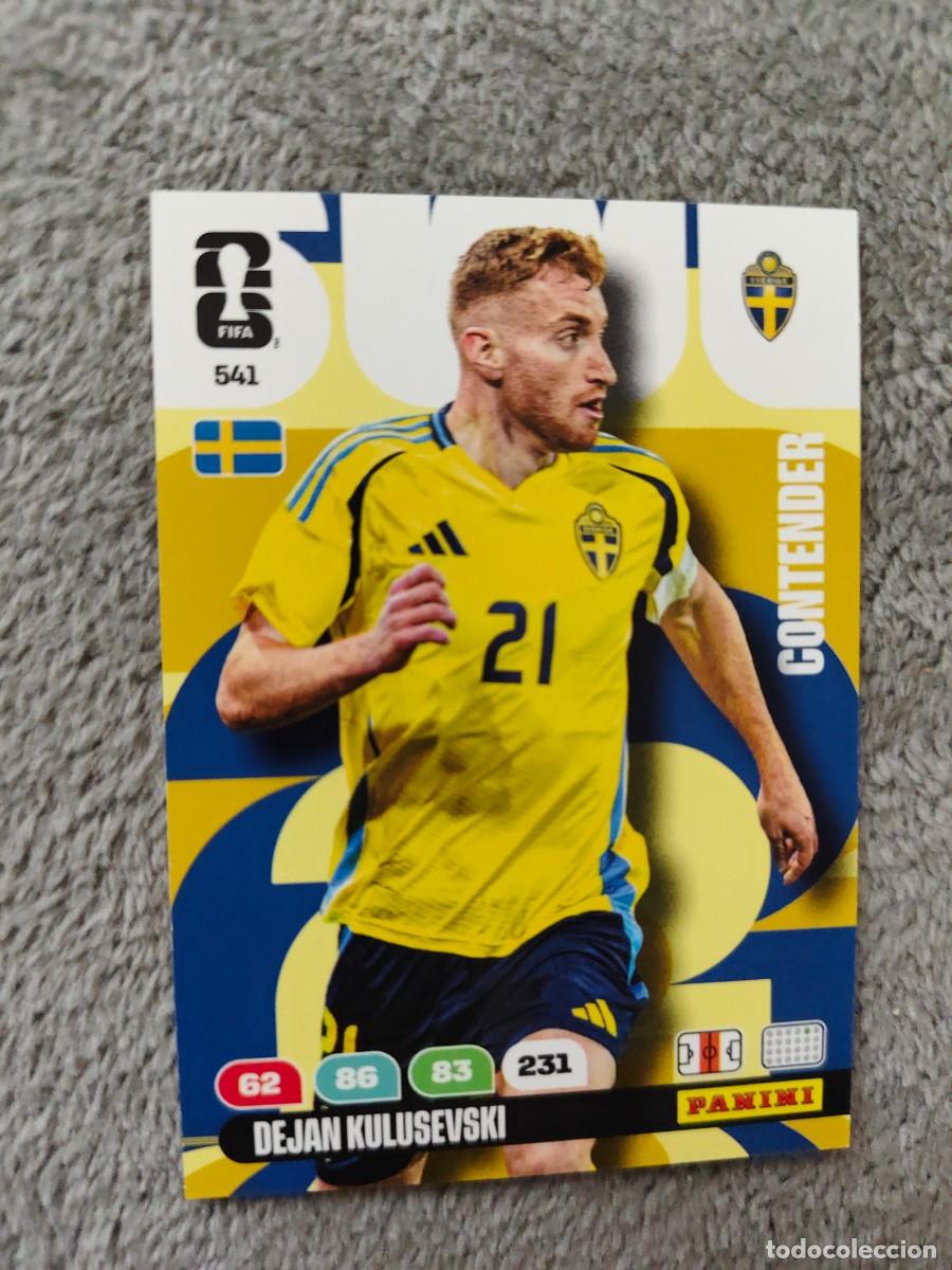 Cromos de F&uacute;tbol: 541 WORLD CUP 2026 DEJAN KULUSEVSKI SUECIA CONTENDER ADRENALYN MUNDIAL PANINI 26