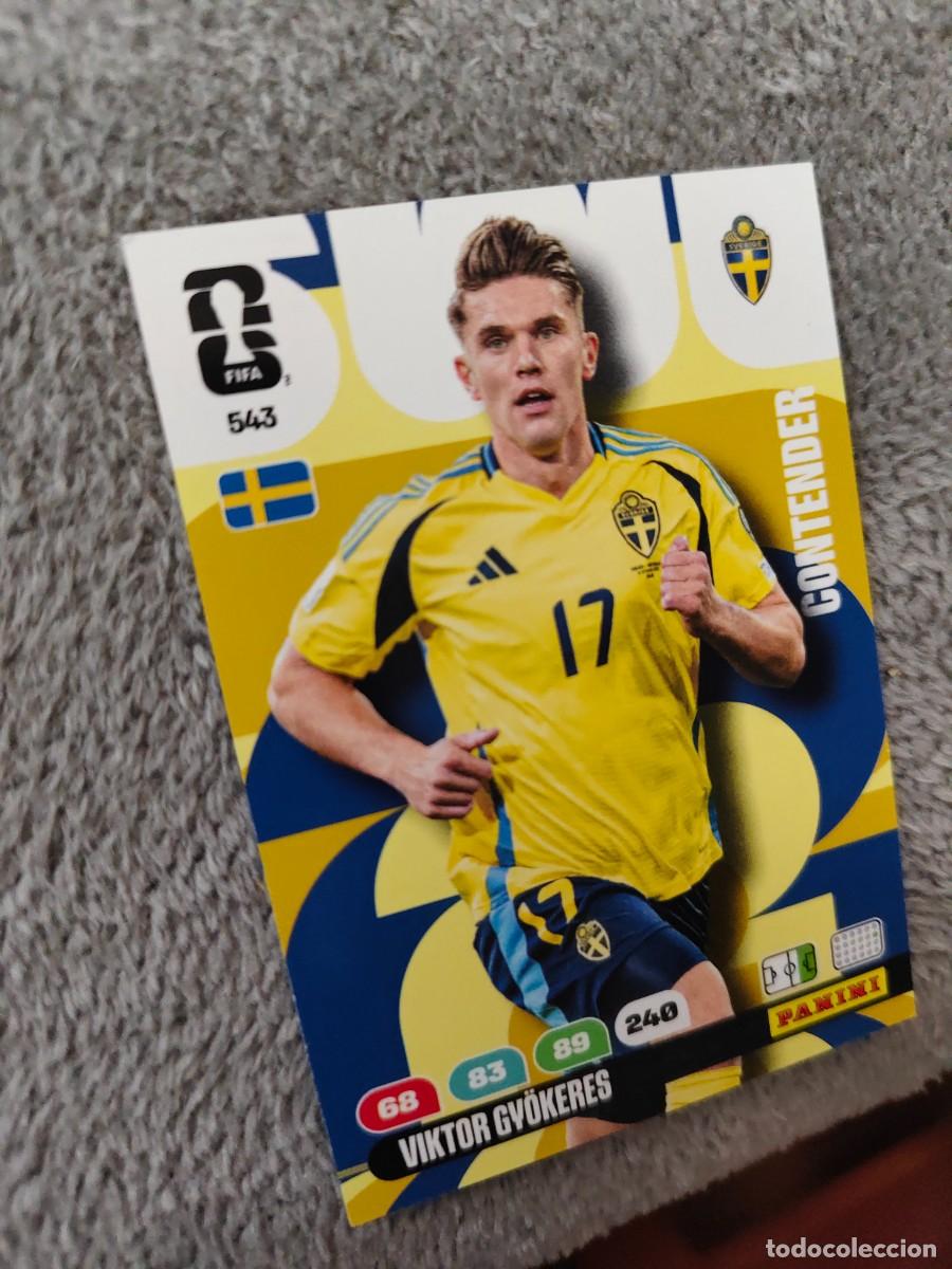 Cromos de F&uacute;tbol: 543 WORLD CUP 2026 VIKTOR GY&Ouml;KERES SUECIA CONTENDER ADRENALYN MUNDIAL PANINI 26