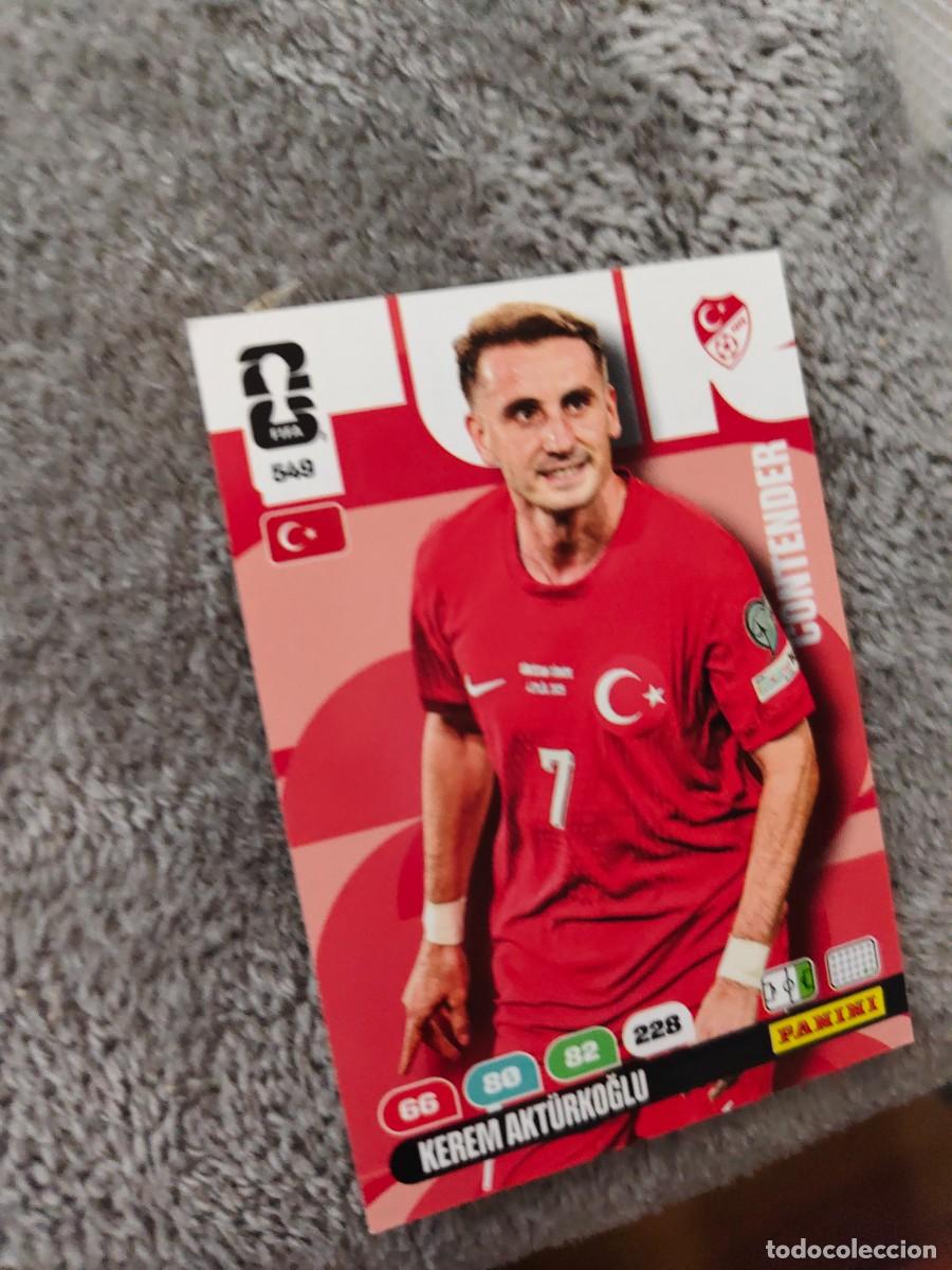 Cromos de F&uacute;tbol: 549 WORLD CUP 2026 KEREM AKT&Uuml;RKOĞLU TURQUIA CONTENDER ADRENALYN MUNDIAL PANINI 26