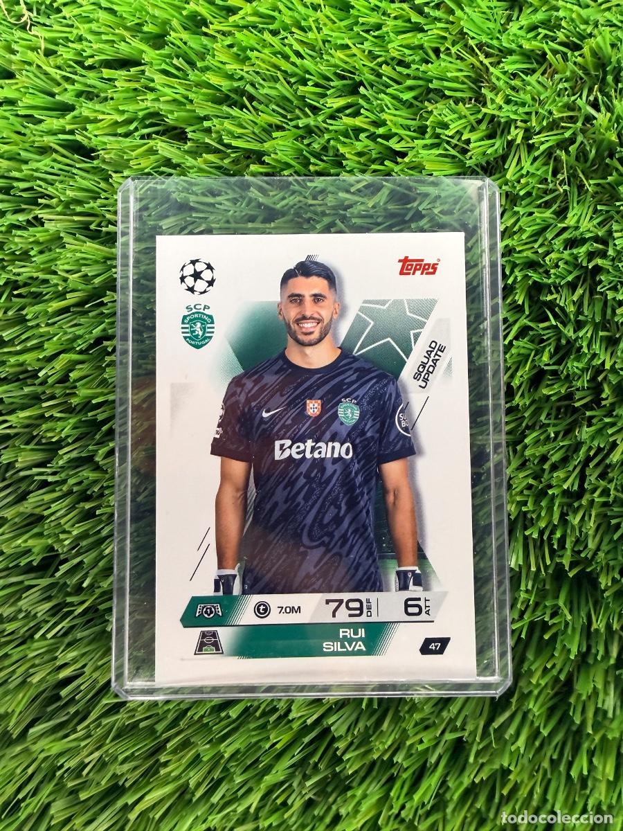 Cromos de F&uacute;tbol: N&ordm; 47 Rui Silva Squad Update Sporting de Lisboa Match Attax Extra 25 26