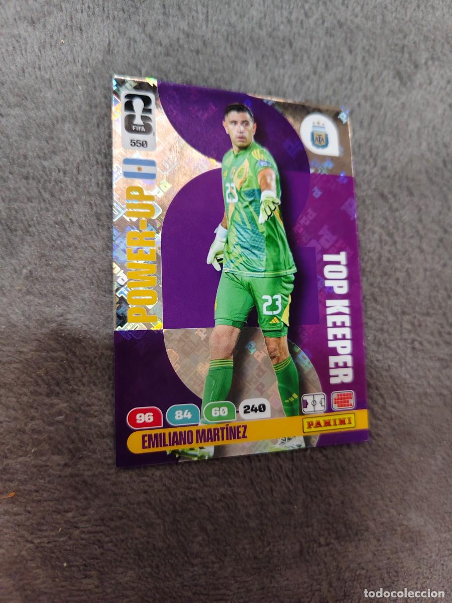 Cromos de F&uacute;tbol: 550 WORLD CUP 2026 EMILIANO MART&Iacute;NEZ ARGENTINA TOP KEEPER ADRENALYN MUNDIAL PANINI 26