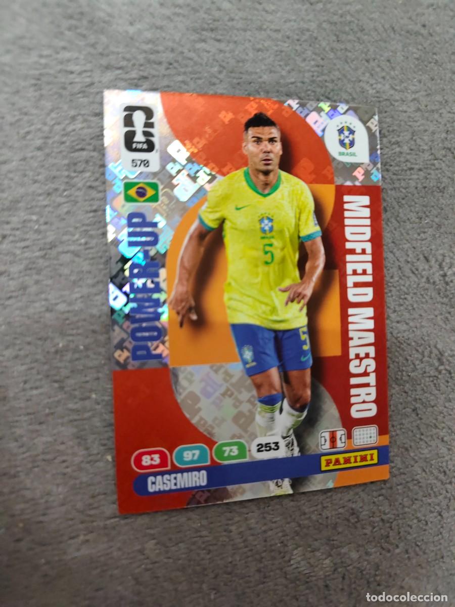Cromos de F&uacute;tbol: 570 WORLD CUP 2026 CASEMIRO BRASIL MIDFIELD MAESTRO ADRENALYN MUNDIAL PANINI 26