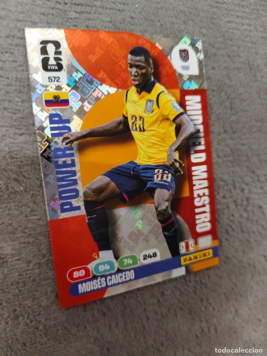 Cromos de F&uacute;tbol: 572 WORLD CUP 2026 MOIS&Eacute;S CAICEDO ECUADOR MIDFIELD MAESTRO ADRENALYN MUNDIAL PANINI 26
