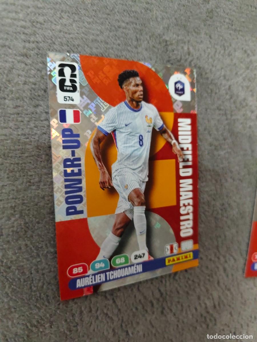 Cromos de F&uacute;tbol: 574 WORLD CUP 2026 AURELIEN TCHOUAM&Eacute;NI FRANCIA MIDFIELD MAESTRO ADRENALYN MUNDIAL PANINI 26