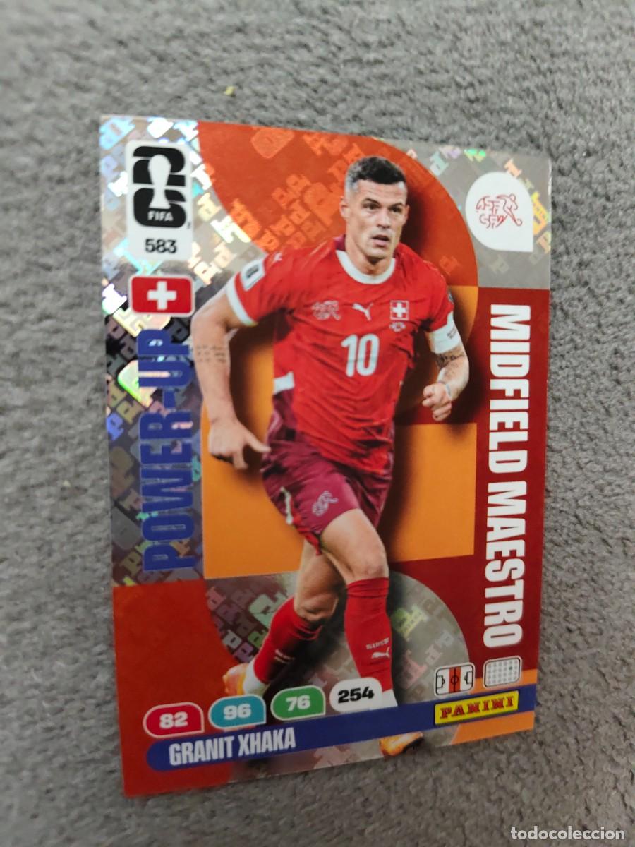 Cromos de F&uacute;tbol: 583 WORLD CUP 2026 GRANIT XHAKA SUIZA MIDFIELD MAESTRO ADRENALYN MUNDIAL PANINI 26