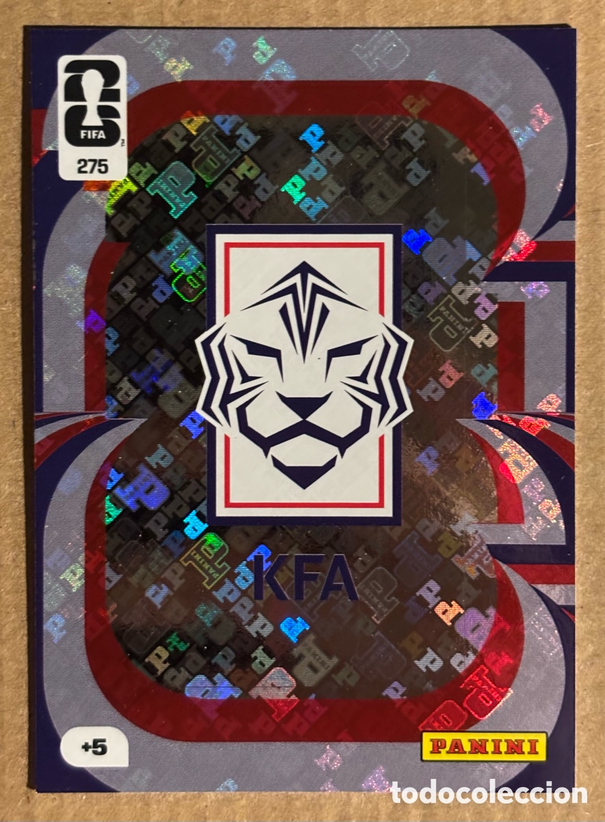 Cromos de F&uacute;tbol: ESCUDO DE KOREA DEL SUR. CARTA PANINI ADRENALYN XL FIFA WORLD CUP 2026. #275.