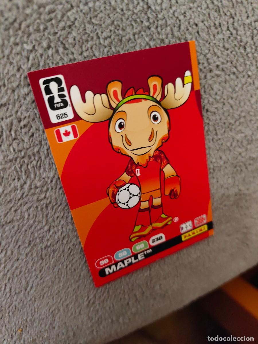 Cromos de F&uacute;tbol: 625 WORLD CUP 2026 MAPLE - OFFICIAL MASCOT MASCOTA ADRENALYN MUNDIAL PANINI 26
