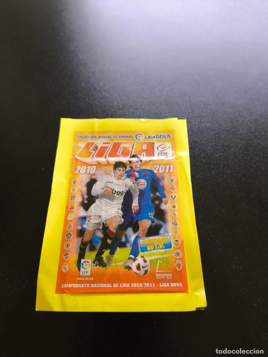 Cromos de F&uacute;tbol: SOBRE SIN ABRIR PANINI LIGA ESTE 2010 2011 10 11 MESSI RONALDO ? NO MEGACRACKS ADRENALYN