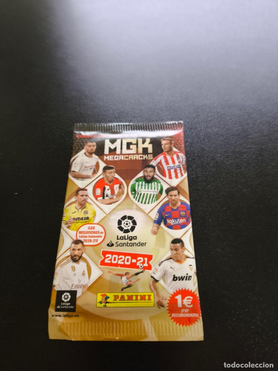 Cromos de F&uacute;tbol: SOBRE SIN ABRIR PANINI LIGA MEGACRACKS 2020 2021 20 21 NO ESTE ADRENALYN MESSI ??