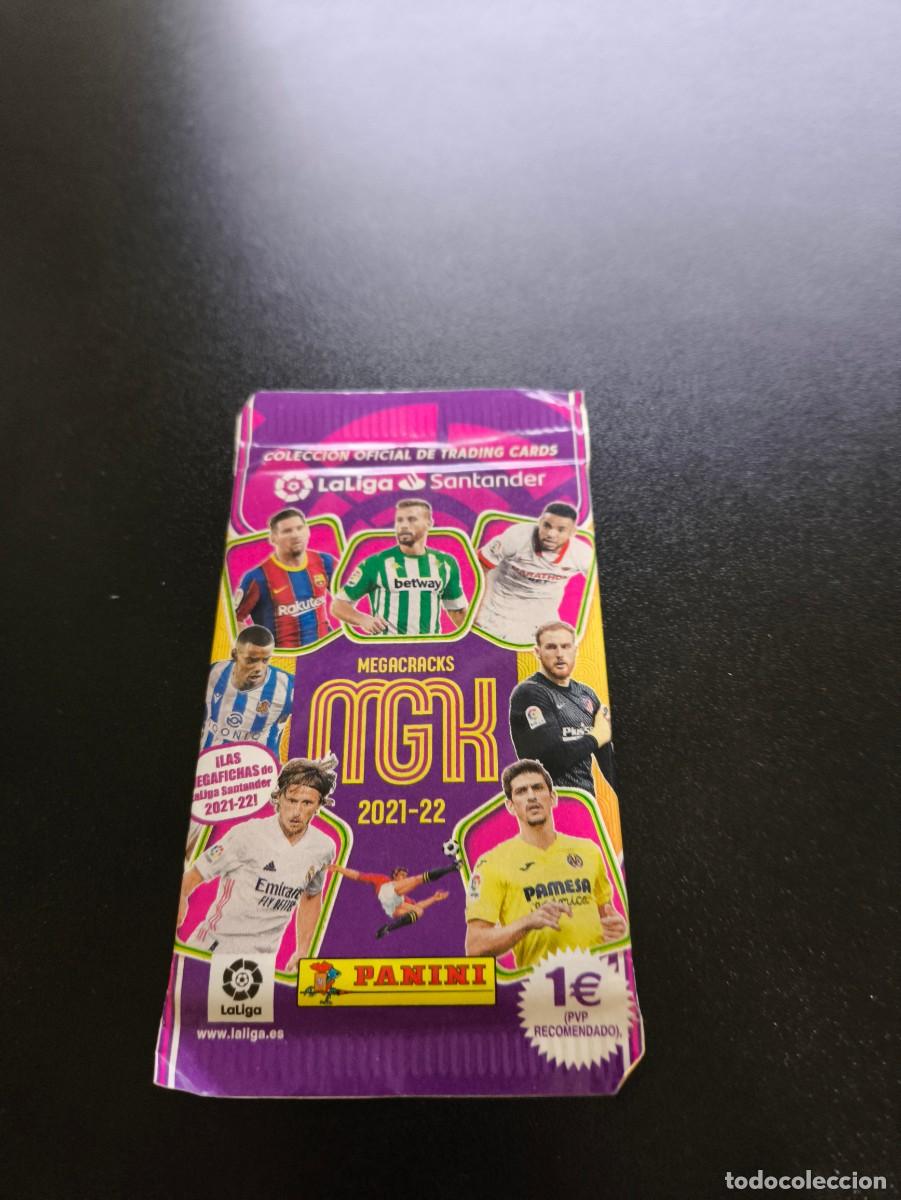Cromos de F&uacute;tbol: SOBRE SIN ABRIR PANINI LIGA MEGACRACKS 2021 2022 21 22 NO ESTE ADRENALYN MESSI ??