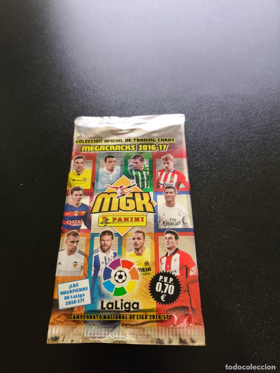 Cromos de F&uacute;tbol: SOBRE SIN ABRIR PANINI LIGA MEGACRACKS 2016 2017 16 17 NO ESTE ADRENALYN MESSI ??