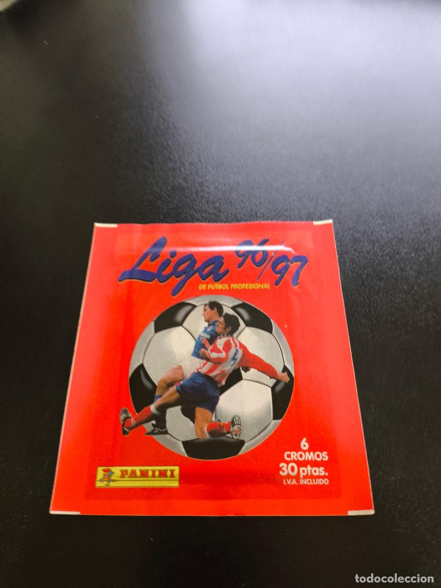 Cromos de F&uacute;tbol: SOBRE SIN ABRIR PANINI LIGA TEMPORADA 1996 1997 96 97 NO ESTE MEGACRACKS RONALDO ROOKIE ?