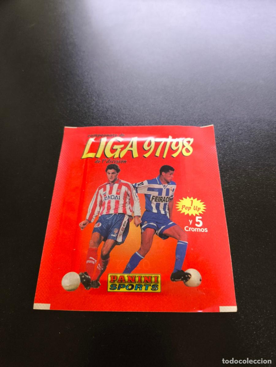 Cromos de F&uacute;tbol: SOBRE SIN ABRIR KIKO RIVALDO PANINI LIGA TEMPORADA 1997 1998 97 98 NO LIGA ESTE MEGACRACKS