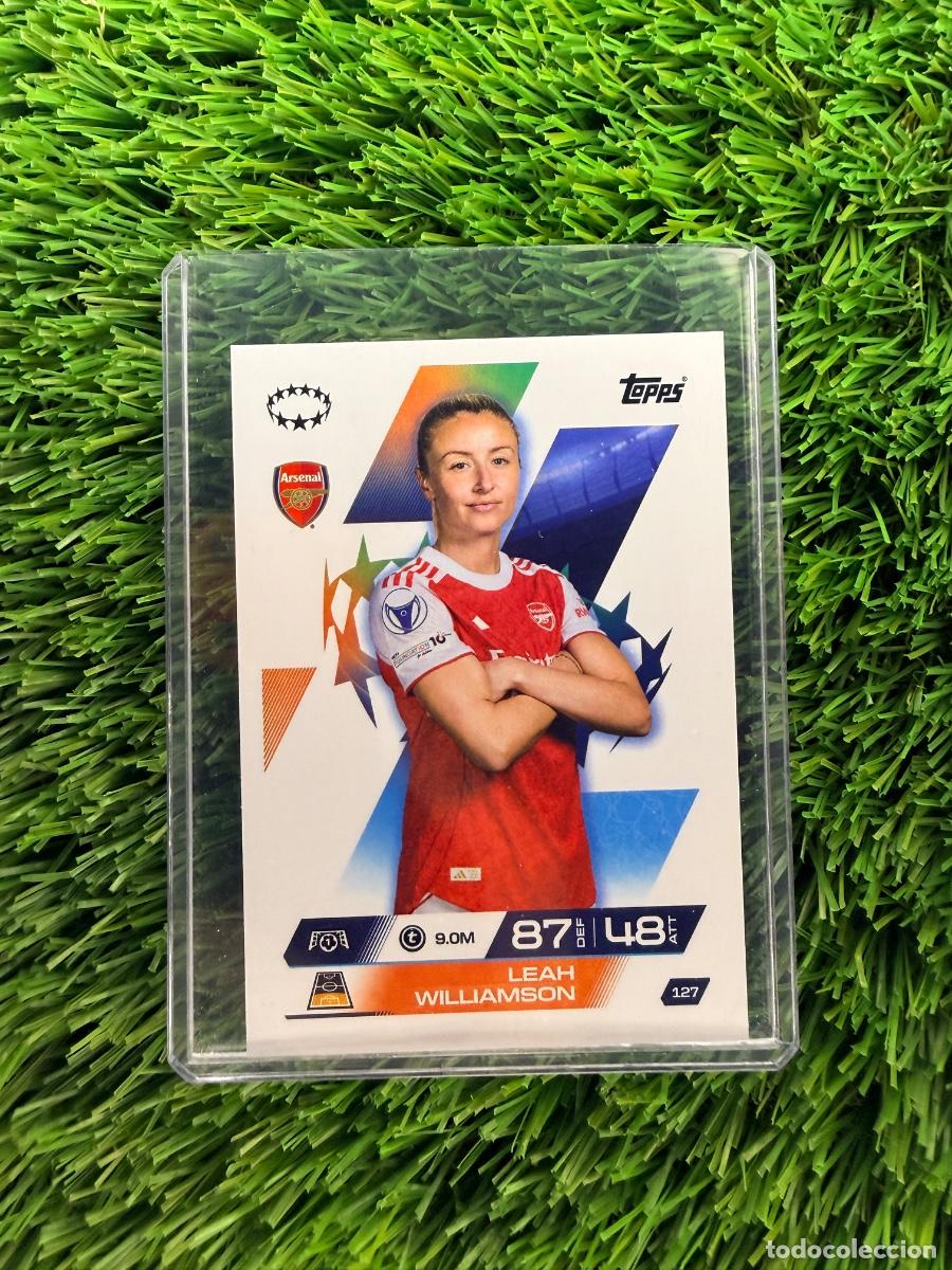 Cromos de F&uacute;tbol: N&ordm; 127 Leah Williamson UWCL Arsenal Match Attax Extra 25 26