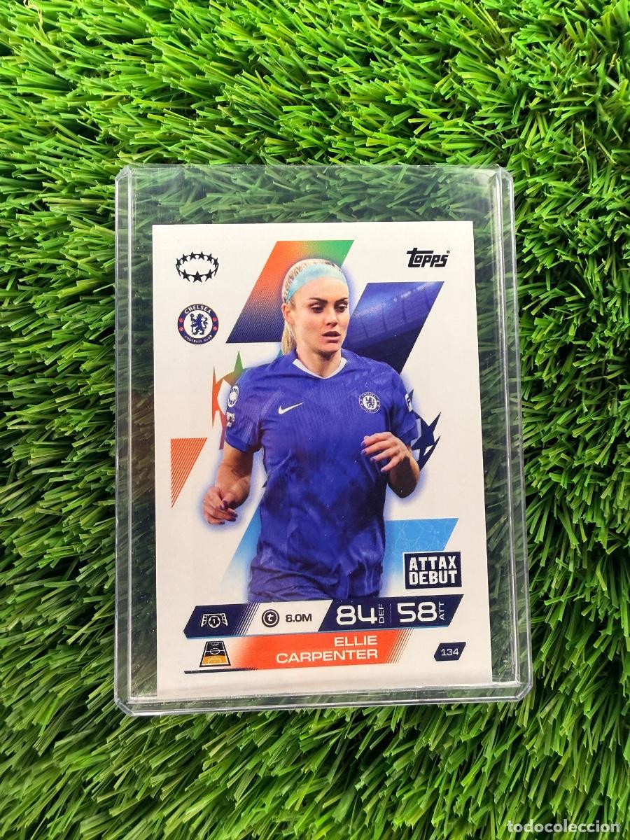 Cromos de F&uacute;tbol: N&ordm; 134 Ellie Carpenter UWCL Chelsea Match Attax Extra 25 26