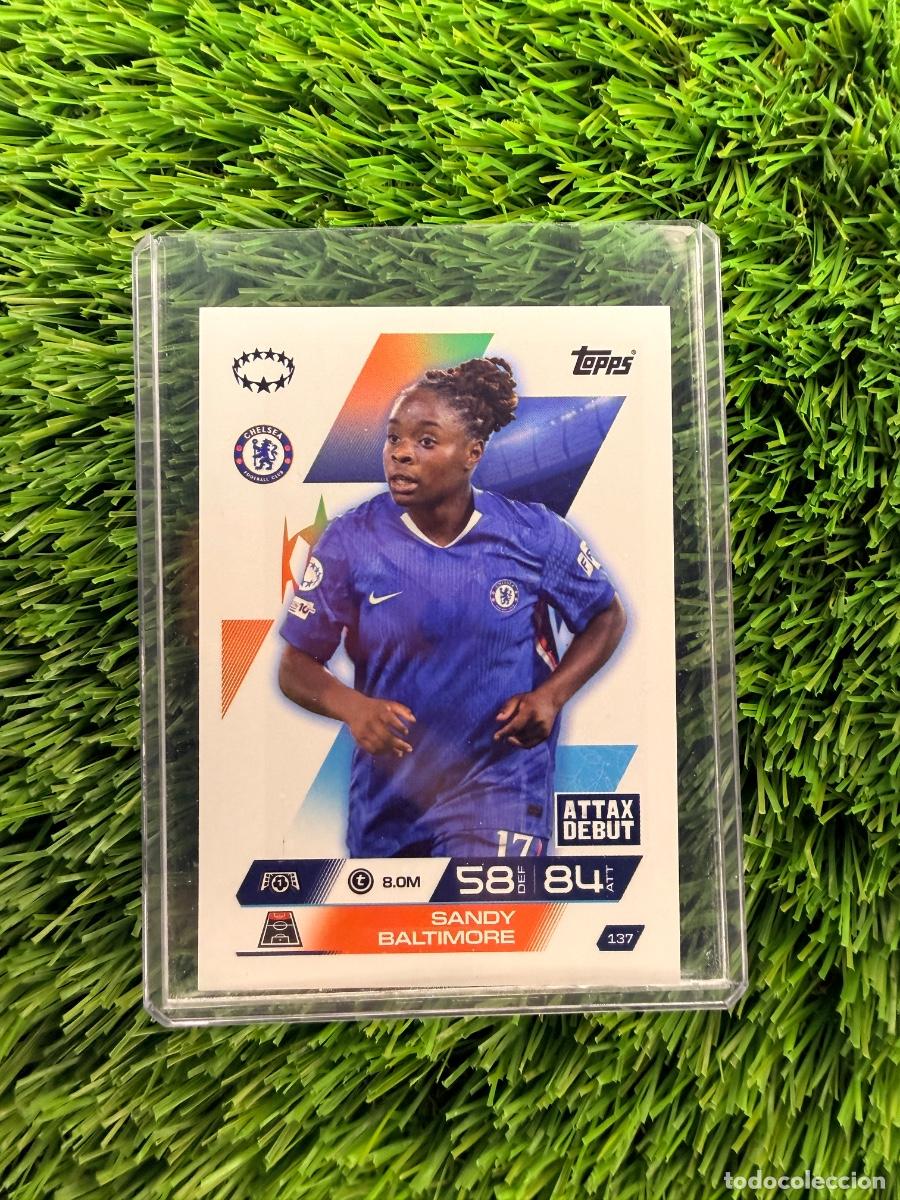 Cromos de F&uacute;tbol: N&ordm; 137 Sandy Baltimore UWCL Chelsea Match Attax Extra 25 26