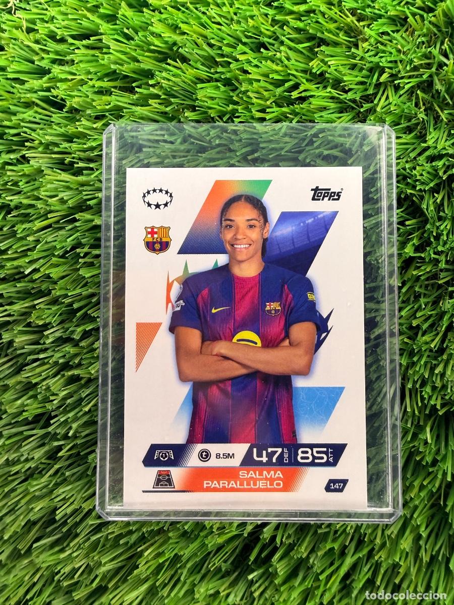 Cromos de F&uacute;tbol: N&ordm; 147 Salma Paralluelo UWCL FC Barcelona Match Attax Extra 25 26
