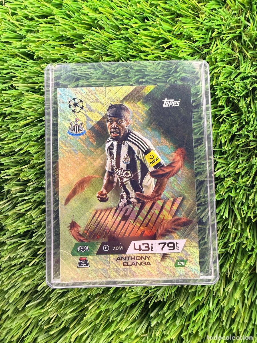 Cromos de F&uacute;tbol: N&ordm; 176 Anthony Elanga Wingman Newcastle United Match Attax Extra 25 26