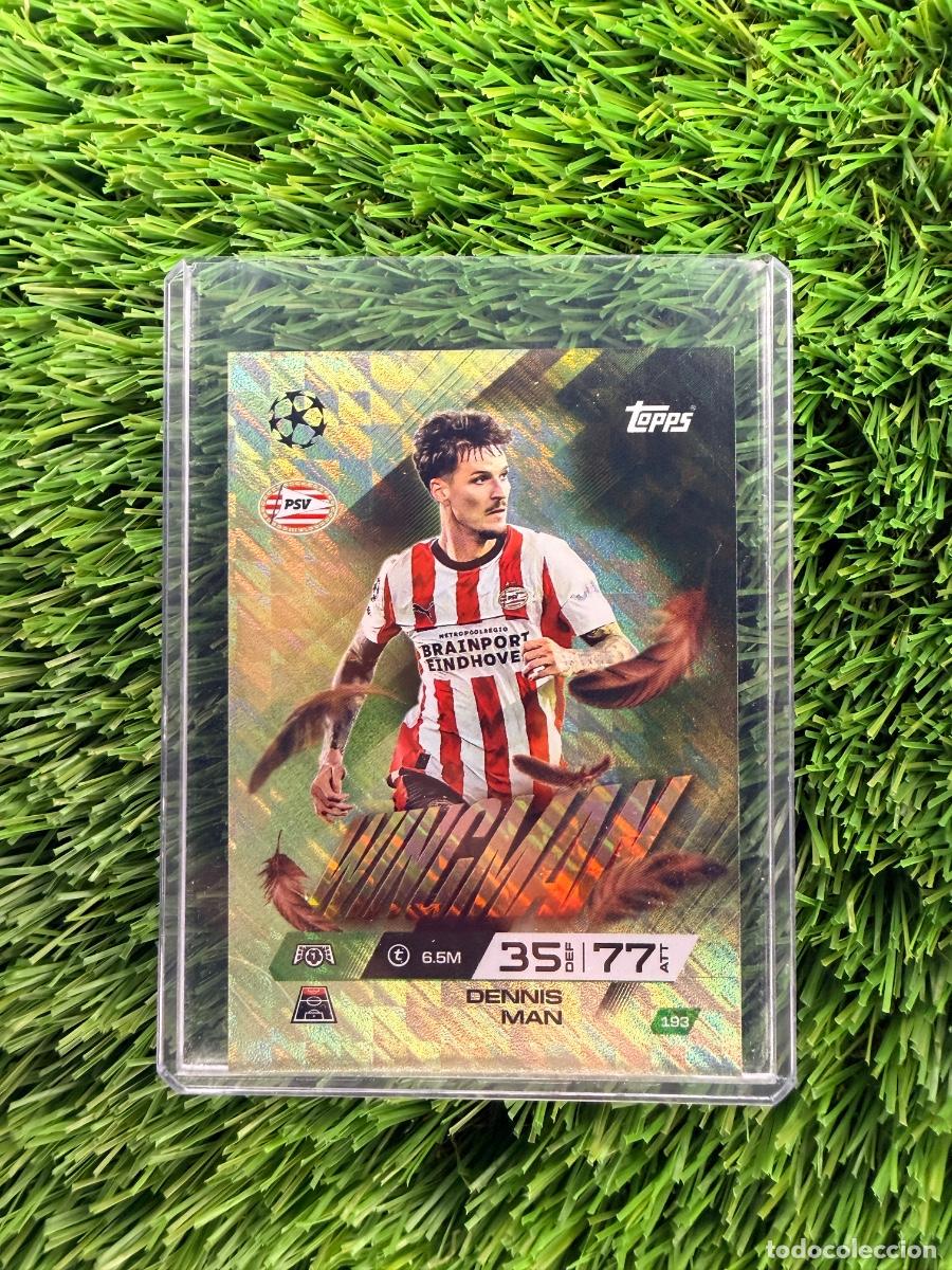 Cromos de F&uacute;tbol: N&ordm; 193 Dennis Man Wingman PSV Eindhoven Match Attax Extra 25 26