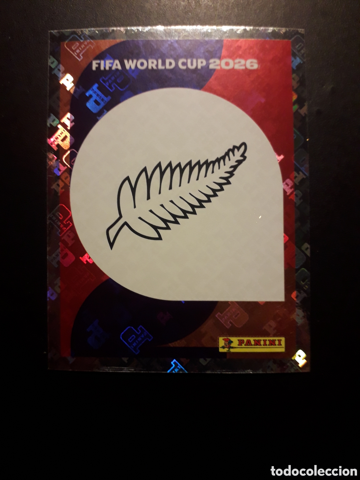 Cromos de F&uacute;tbol: ESCUDO NUEVA ZELANDA NZL 1 MUNDIAL F&Uacute;TBOL 2026 FIFA WORLD CUP PANINI SIN PEGAR PEDIDO M&Iacute;NIMO 3&euro;.