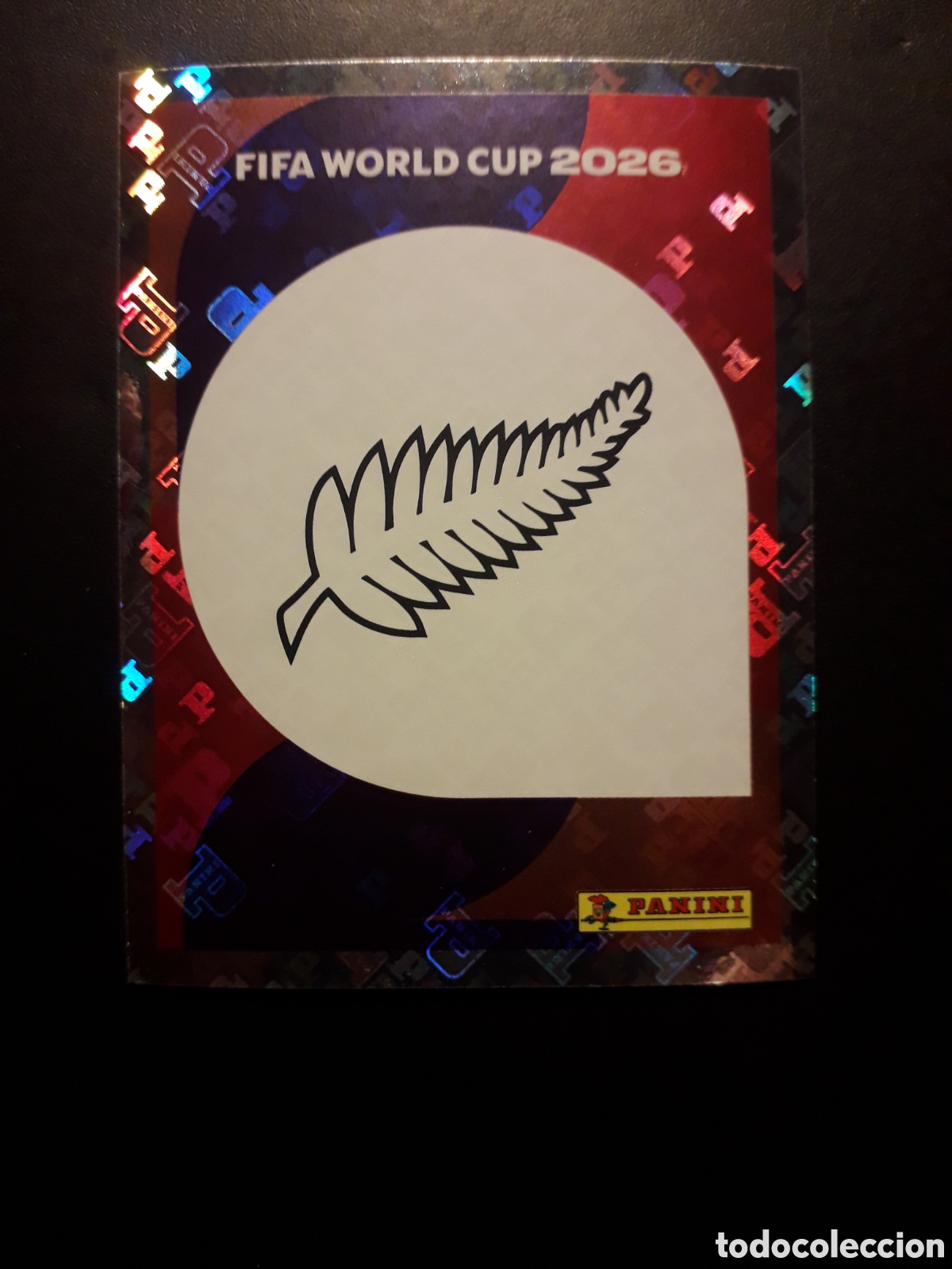 Cromos de F&uacute;tbol: ESCUDO NUEVA ZELANDA NZL 1 MUNDIAL F&Uacute;TBOL 2026 FIFA WORLD CUP PANINI SIN PEGAR PEDIDO M&Iacute;NIMO 3&euro;