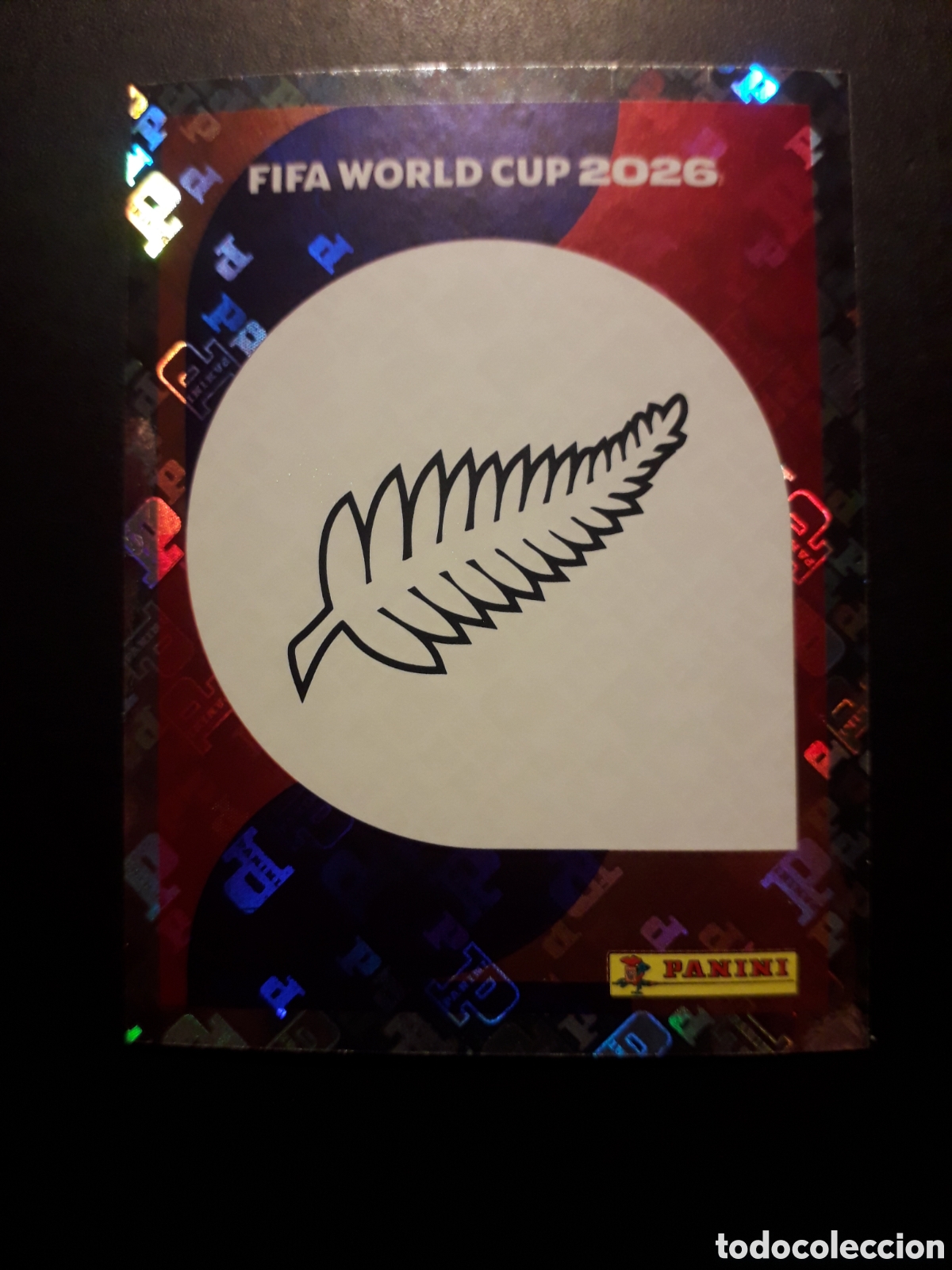 Cromos de F&uacute;tbol: ESCUDO NUEVA ZELANDA NZL 1 MUNDIAL F&Uacute;TBOL 2026 FIFA WORLD CUP PANINI SIN PEGAR PEDIDO M&Iacute;NIMO 3&euro;