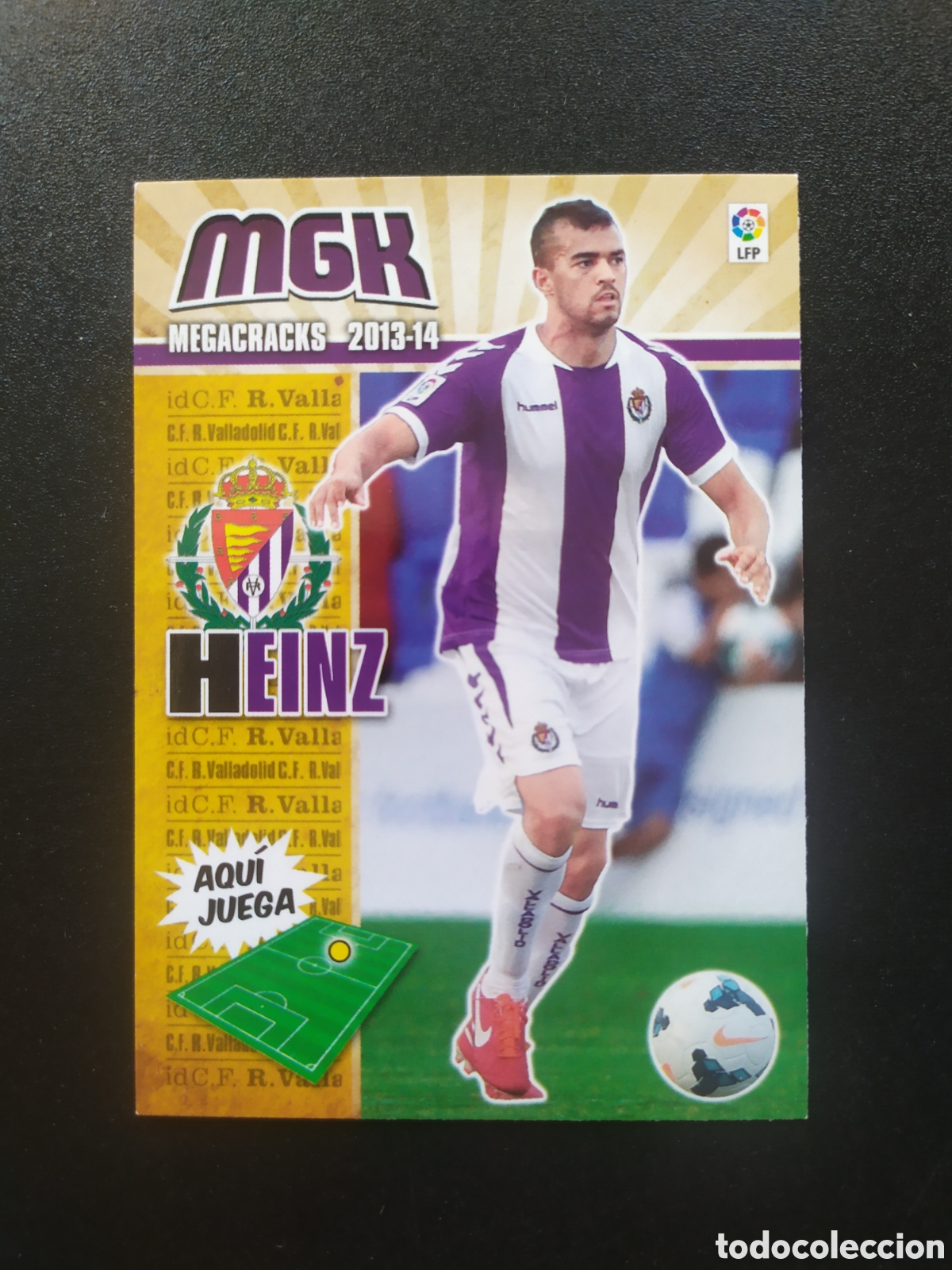 Fu&szlig;ball-Sticker: Megacracks 2013 2014 13 14 panini Heinz fichaje n&deg; 330 bis Valladolid