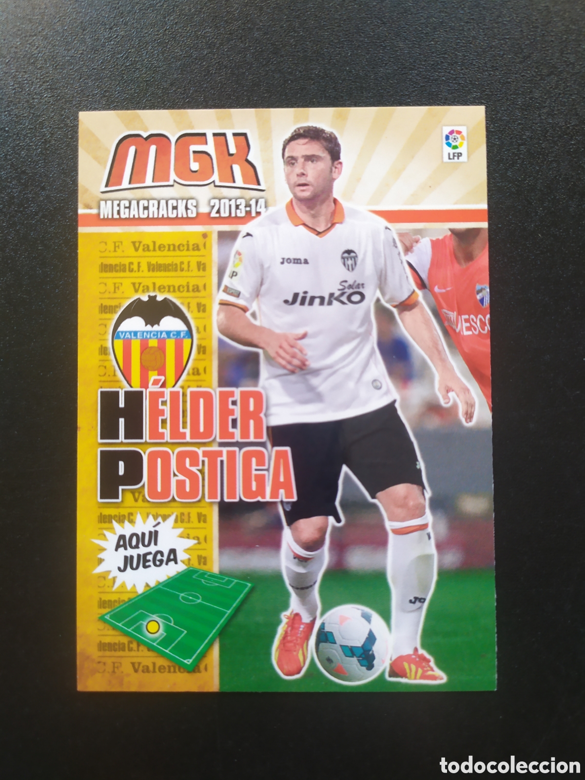 Cartes &agrave; collectionner de Football: Megacracks 2013 2014 13 14 panini Helder Postiga n&deg; 491 Valencia