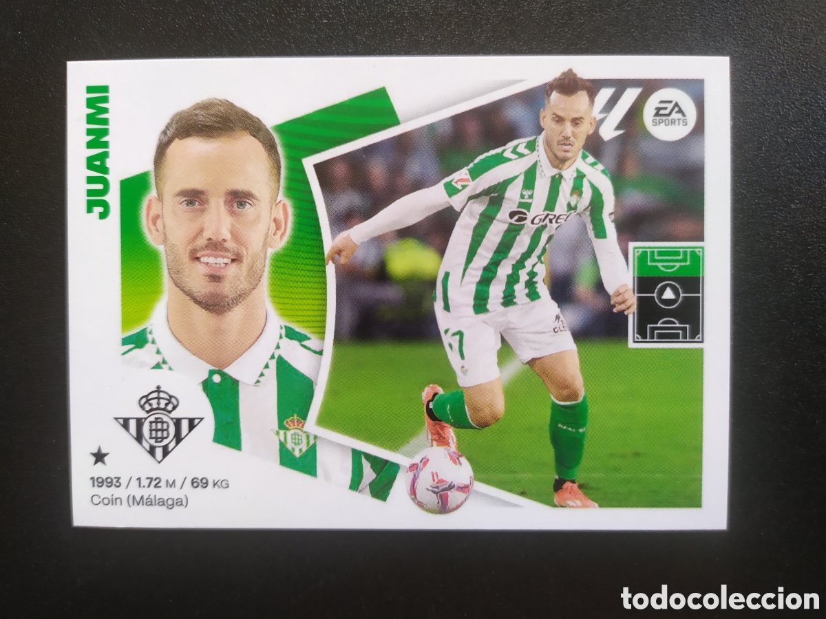Cartes &agrave; collectionner de Football: Liga este 2024 2025 24 25 panini Juanmi coloca n&deg; 18 Real Betis