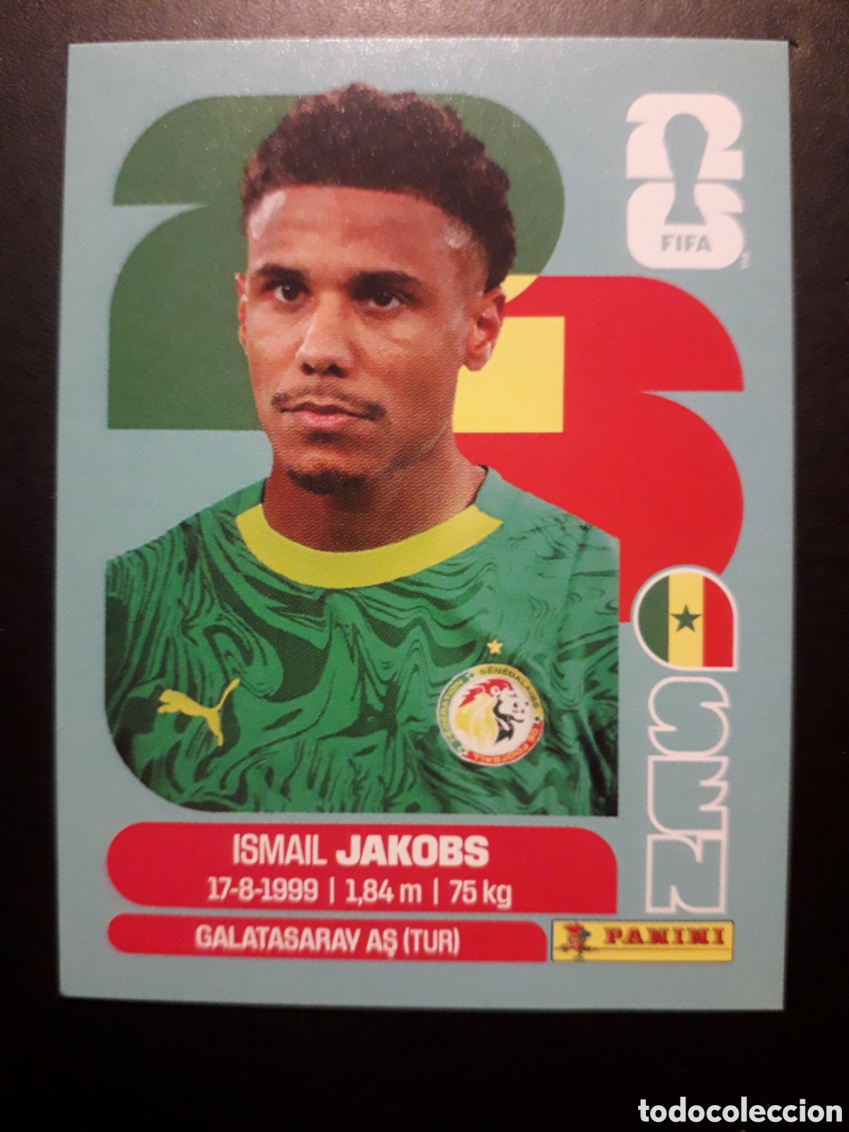 Cromos de F&uacute;tbol: JAKOBS SENEGAL SEN 6 MUNDIAL F&Uacute;TBOL 2026 FIFA WORLD CUP PANINI SIN PEGAR PEDIDO M&Iacute;NIMO 3&euro;