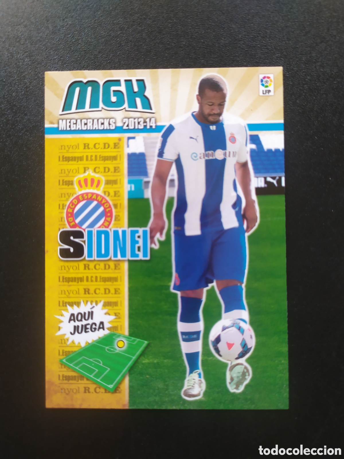 Cromos de F&uacute;tbol: Megacracks 2013 2014 13 14 panini Sidnei fichaje n&deg; 134 bis Espanyol