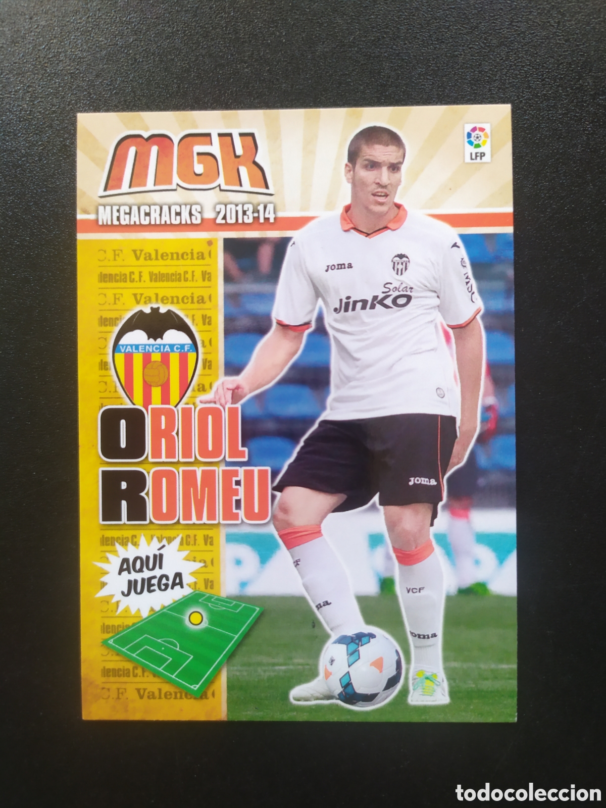 Cromos de F&uacute;tbol: Megacracks 2013 2014 13 14 panini Oriol Romeu fichaje n&deg; 475 Valencia