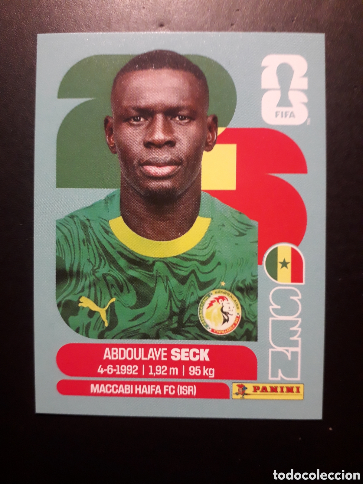 Cromos de F&uacute;tbol: SECK SENEGAL SEN 5 MUNDIAL F&Uacute;TBOL 2026 FIFA WORLD CUP PANINI SIN PEGAR PEDIDO M&Iacute;NIMO 3&euro;