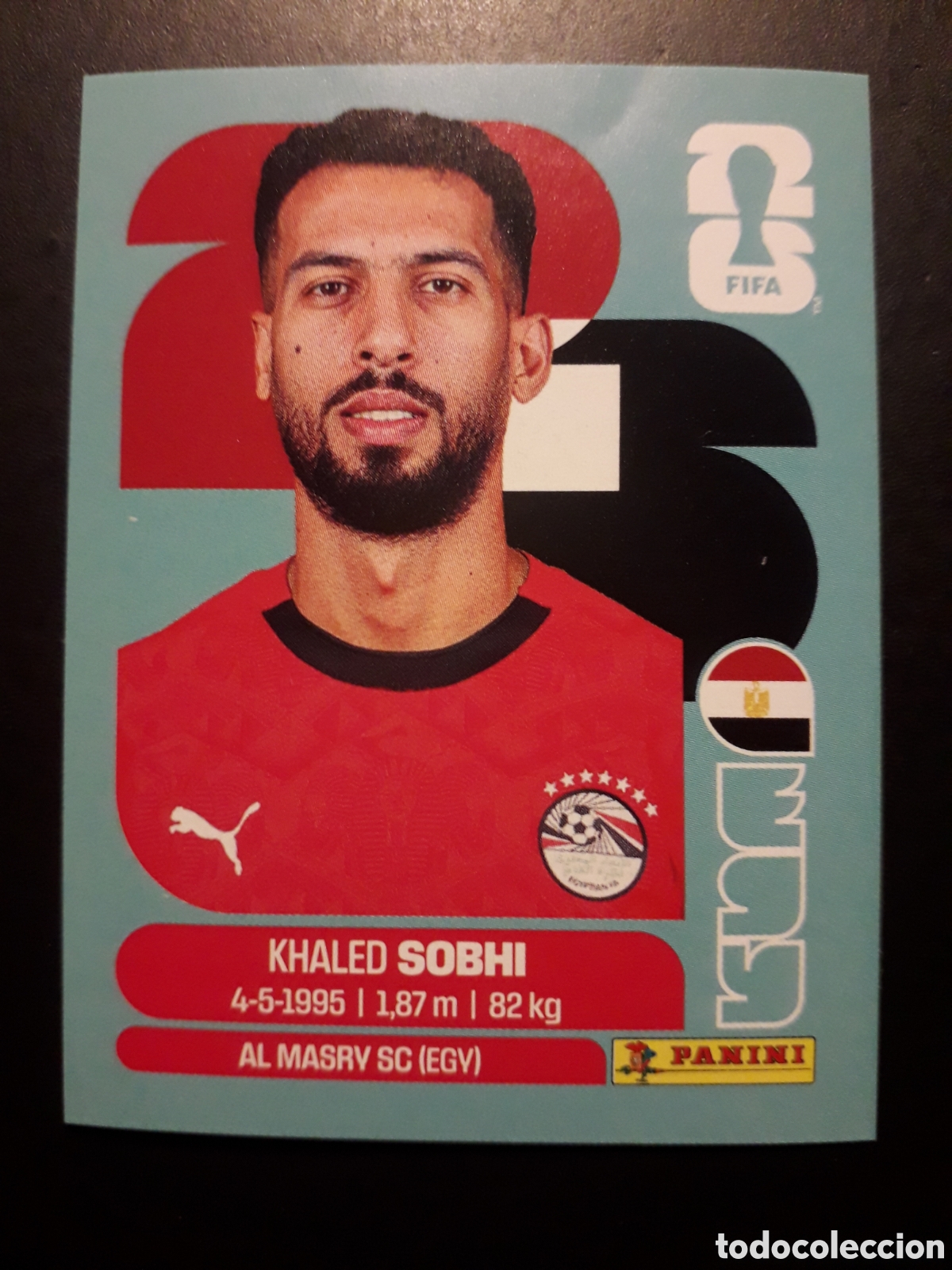 Cromos de F&uacute;tbol: SOBHI EGIPTO EGY 6 MUNDIAL F&Uacute;TBOL 2026 FIFA WORLD CUP PANINI SIN PEGAR PEDIDO M&Iacute;NIMO 3&euro;