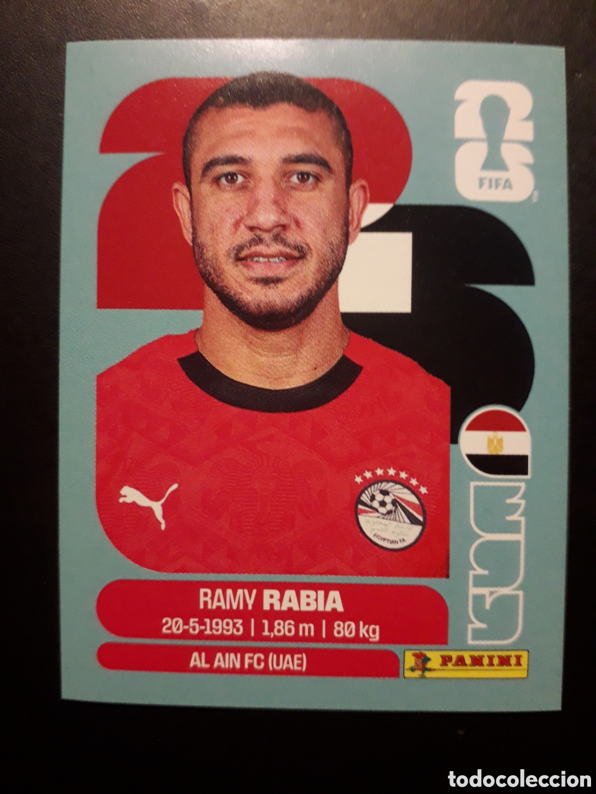Cromos de F&uacute;tbol: RABIA EGIPTO EGY 7 MUNDIAL F&Uacute;TBOL 2026 FIFA WORLD CUP PANINI SIN PEGAR PEDIDO M&Iacute;NIMO 3&euro;.