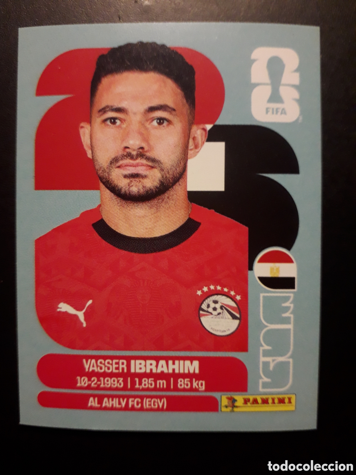 Cromos de F&uacute;tbol: IBRAHIM EGIPTO EGY 5 MUNDIAL F&Uacute;TBOL 2026 FIFA WORLD CUP PANINI SIN PEGAR PEDIDO M&Iacute;NIMO 3&euro;.