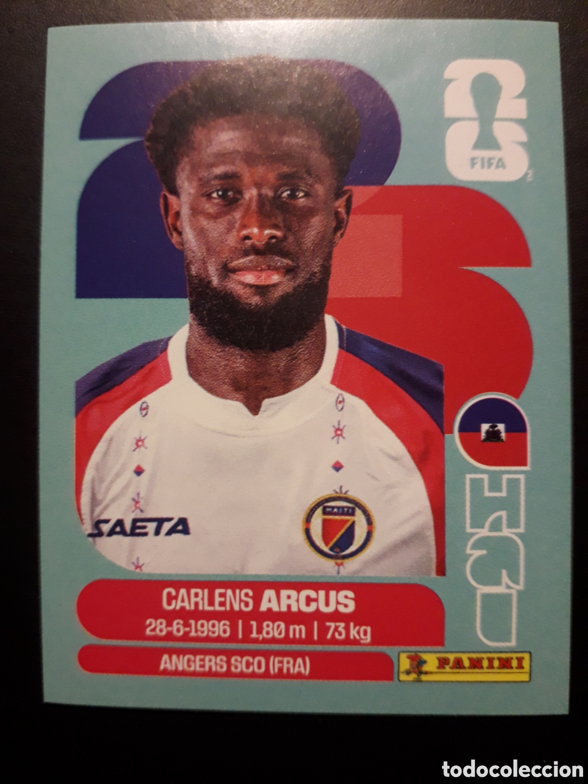 Cromos de F&uacute;tbol: ARCUS HAIT&Iacute; HAI 3 MUNDIAL F&Uacute;TBOL 2026 FIFA WORLD CUP PANINI SIN PEGAR PEDIDO M&Iacute;NIMO 3&euro;