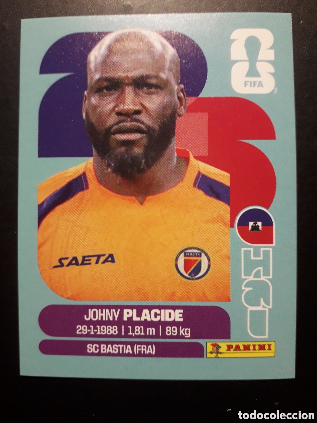Cromos de F&uacute;tbol: PLACIDE HAIT&Iacute; HAI 2 MUNDIAL F&Uacute;TBOL 2026 FIFA WORLD CUP PANINI SIN PEGAR PEDIDO M&Iacute;NIMO 3&euro;