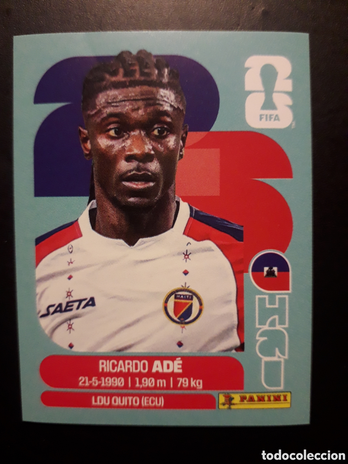 Cromos de F&uacute;tbol: AD&Eacute; HAIT&Iacute; HAI 5 MUNDIAL F&Uacute;TBOL 2026 FIFA WORLD CUP PANINI SIN PEGAR PEDIDO M&Iacute;NIMO 3&euro;